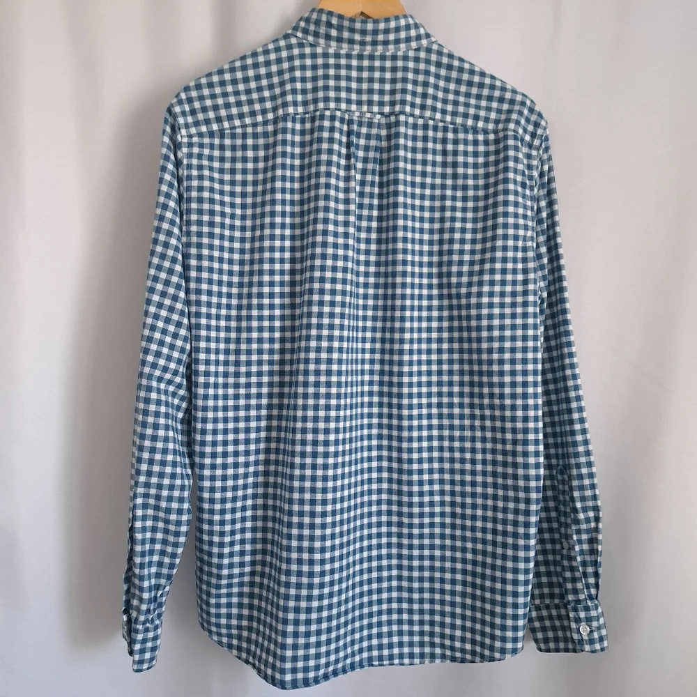 J. Crew Lightweight Oxford Cloth Gingham Button Down Shirt